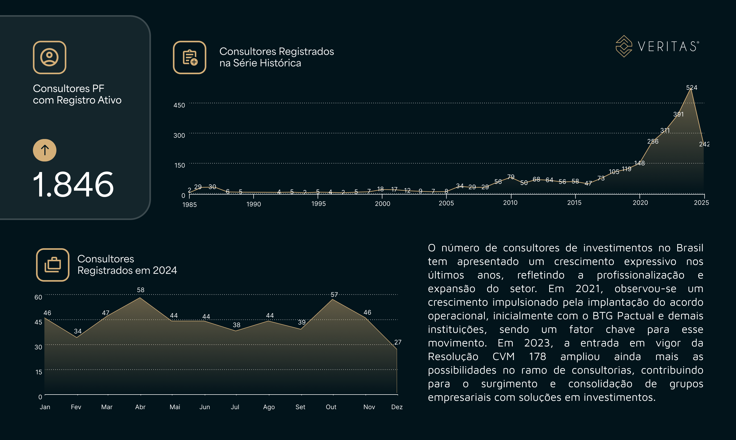 Página do material Report Consultoria de Investimentos — 1º Semestre 2025