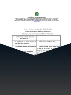 Modelos de Documentos para Registro de Consultor de Investimentos à CVM